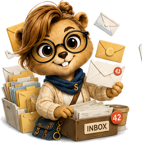Inbox Archaeologist illustration
