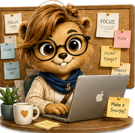 Sticky Note Command Center illustration